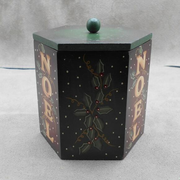 Vintage Crazy Mountain Designs NOEL Christmas Votive Candle Holder - Picture 3 of 8